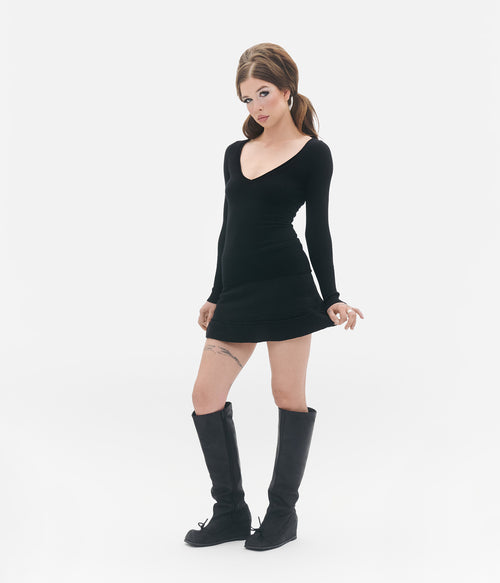 Retired Cheerleader V-Neck Knit