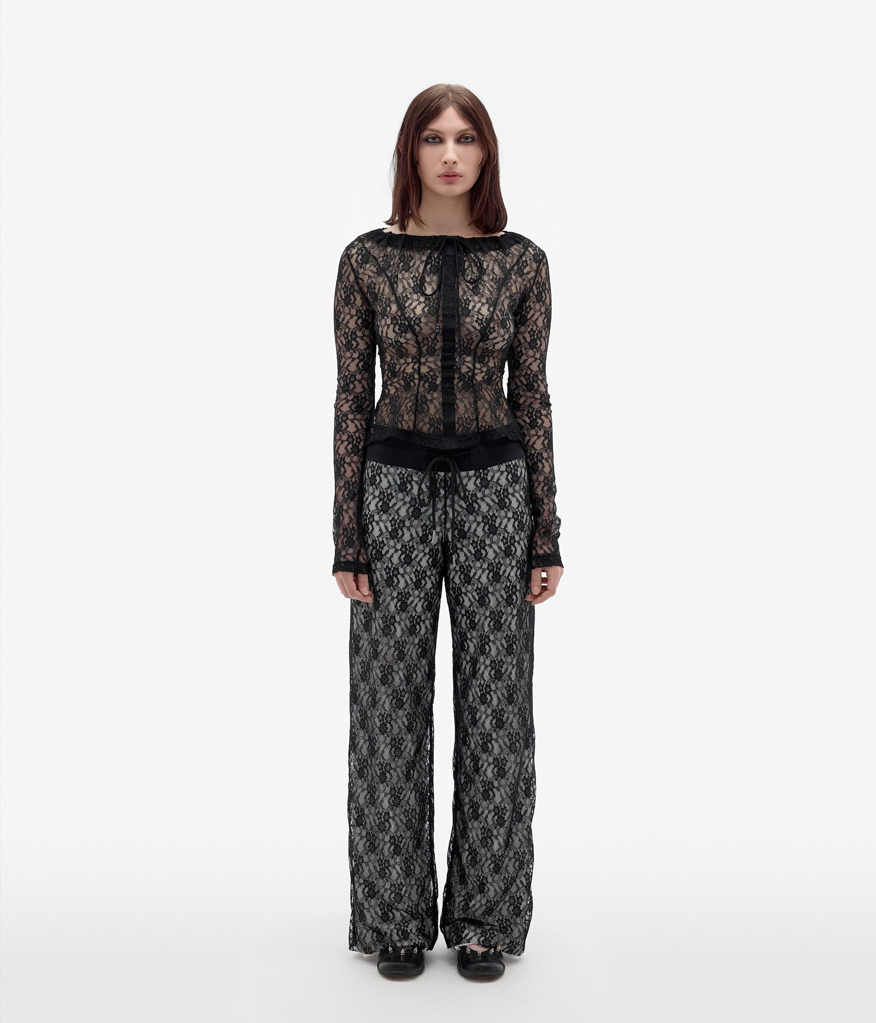 My Ex-BF is going to be there long sleeve Lace Top