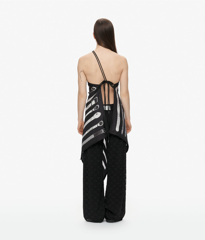 Belt Collector Scarf Top