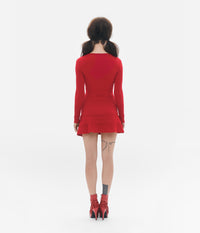 Retired Cheerleader V-Neck Knit