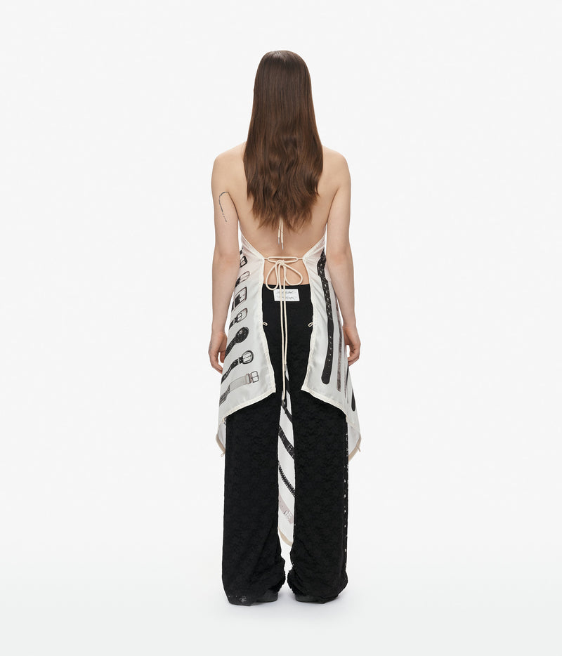 Belt Collector Scarf Top