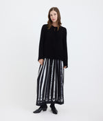Belt Collector Long Scarf Skirt
