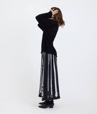 Belt Collector Long Scarf Skirt