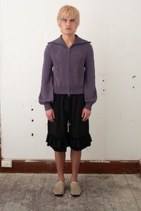 Chess Club Zip Knit – Thistle