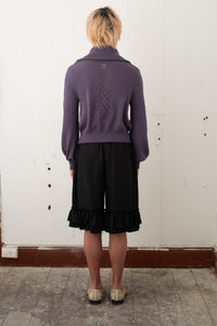 Chess Club Zip Knit – Thistle