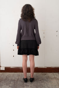 Chess Club Zip Knit – Slate