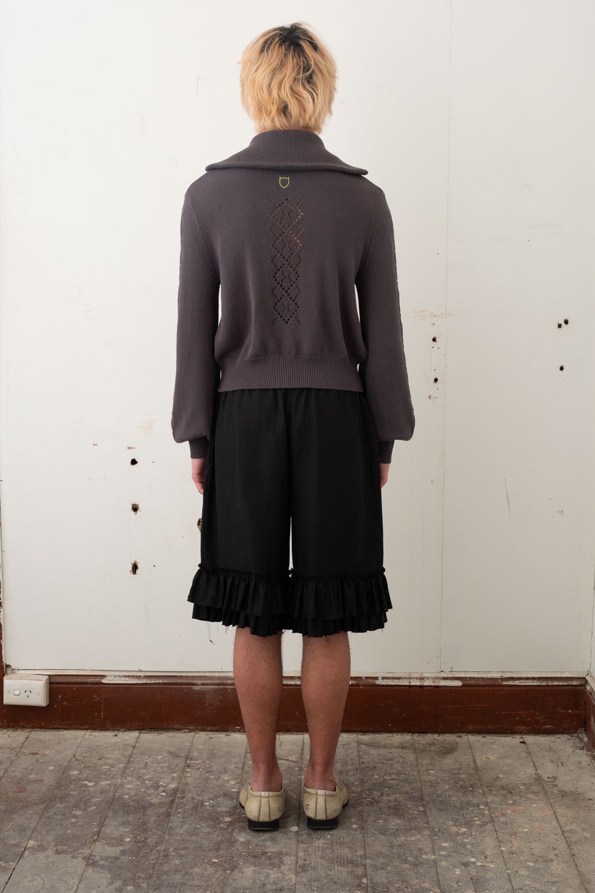 Chess Club Zip Knit – Slate