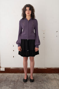 Chess Club Zip Knit – Thistle