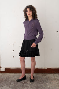 Chess Club Zip Knit – Thistle