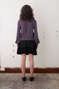 Chess Club Zip Knit – Thistle