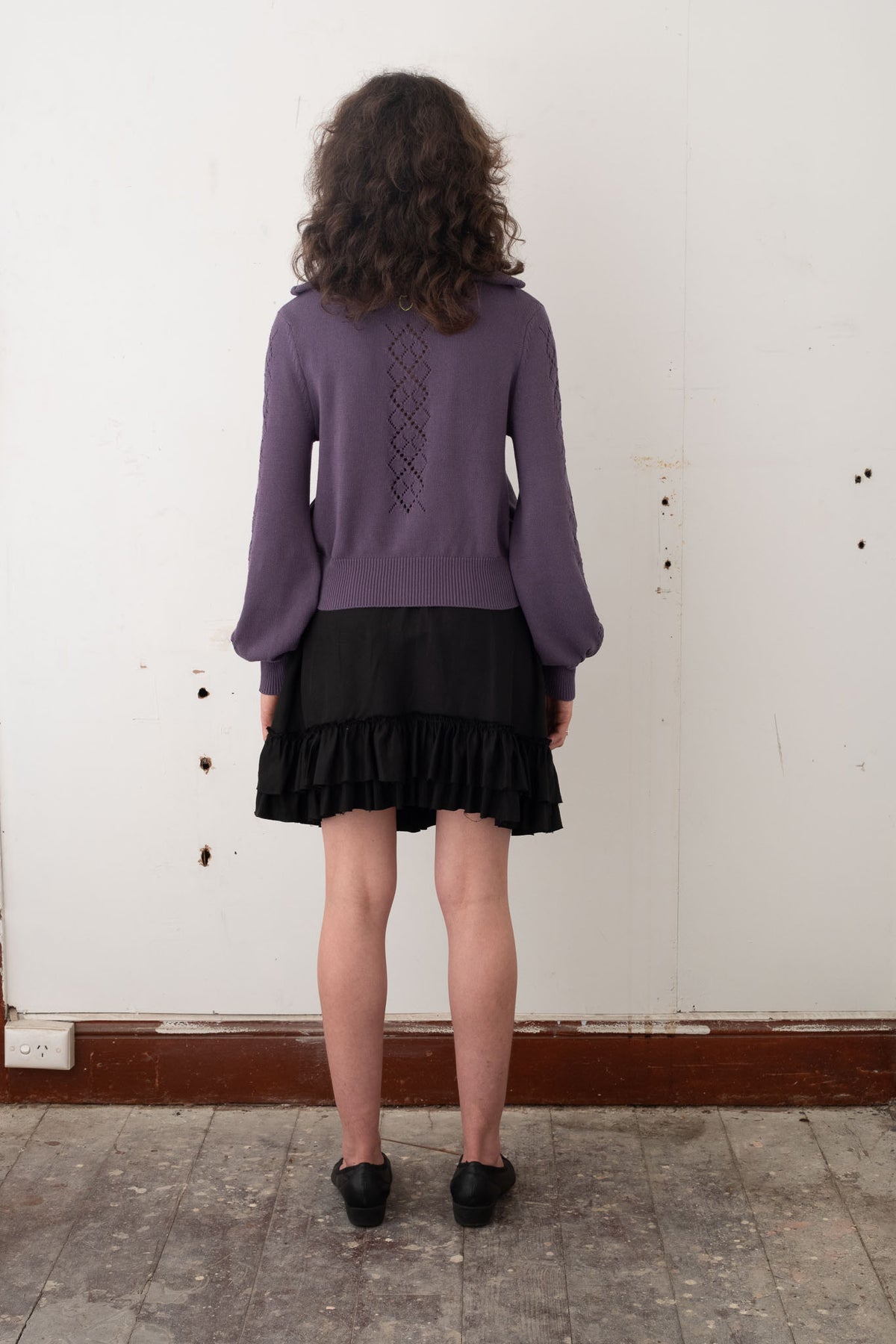 Chess Club Zip Knit – Thistle