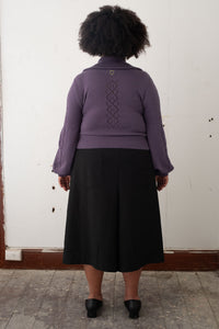 Chess Club Zip Knit – Thistle