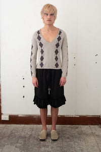 Exile Argyle Longsleeve – Cloud/Slate/Thisle