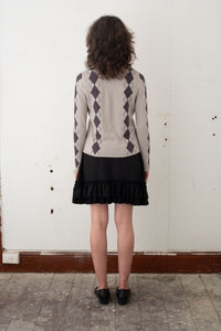 Exile Argyle Longsleeve – Cloud/Slate/Thisle