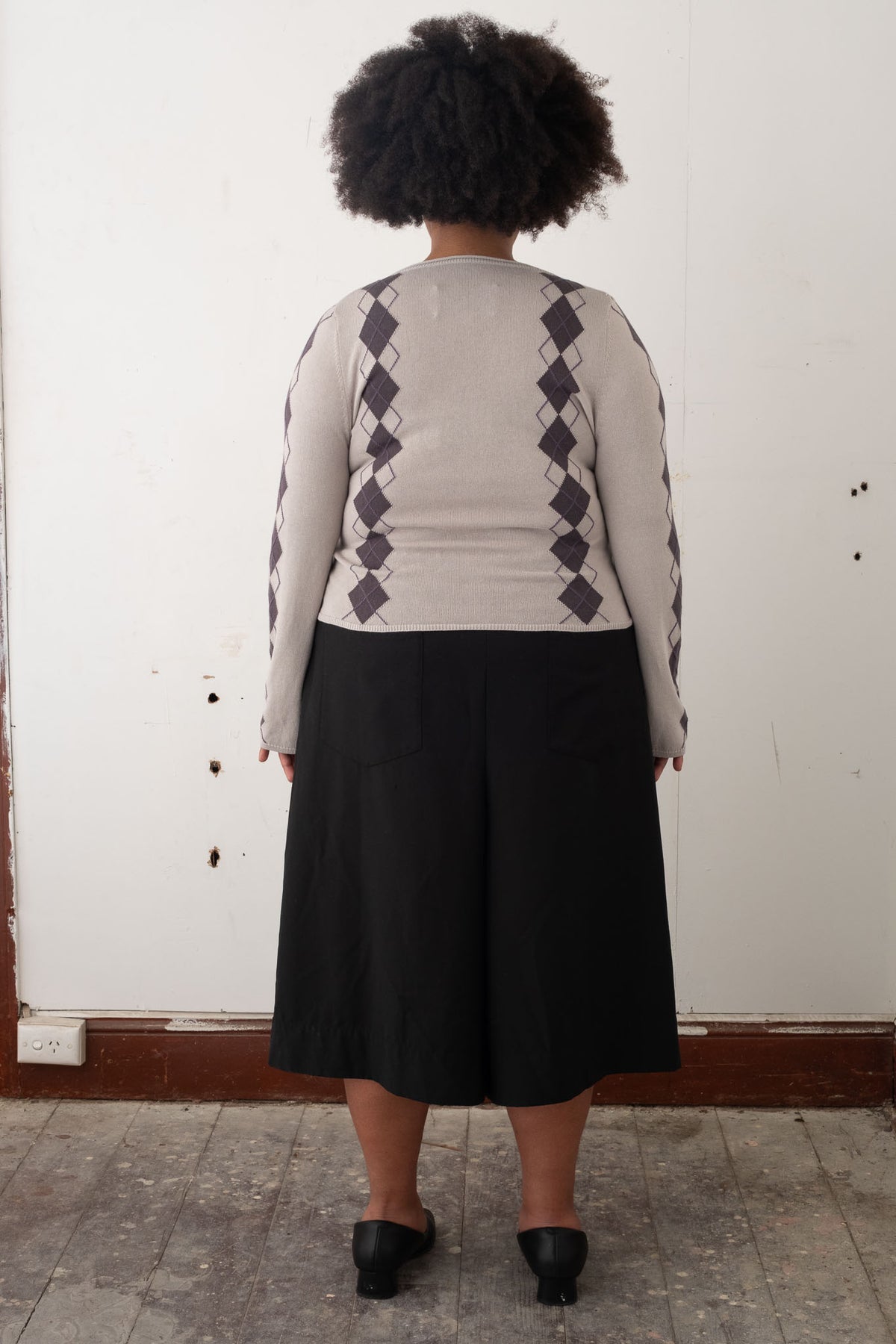 Exile Argyle Longsleeve – Cloud/Slate/Thisle