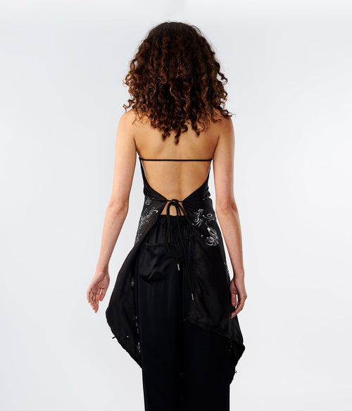 BRB JUST SPIRALLING Scarf Top - Be Right Back