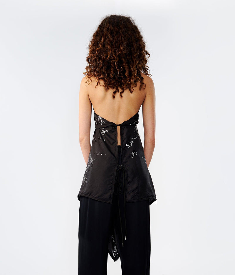 BRB JUST SPIRALLING Scarf Top - Be Right Back
