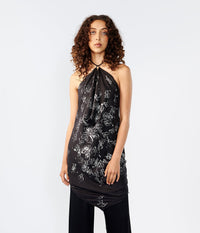 BRB JUST SPIRALLING Scarf Top - Be Right Back